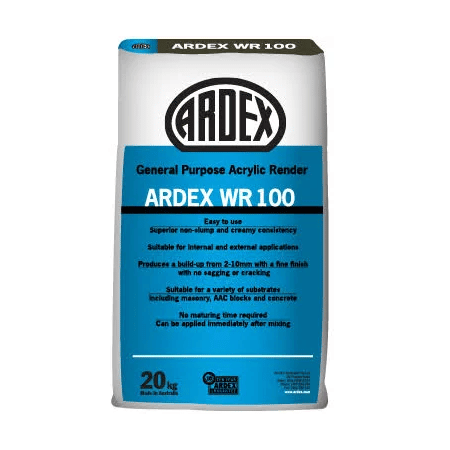 Ardex WR100 Acrylic Render