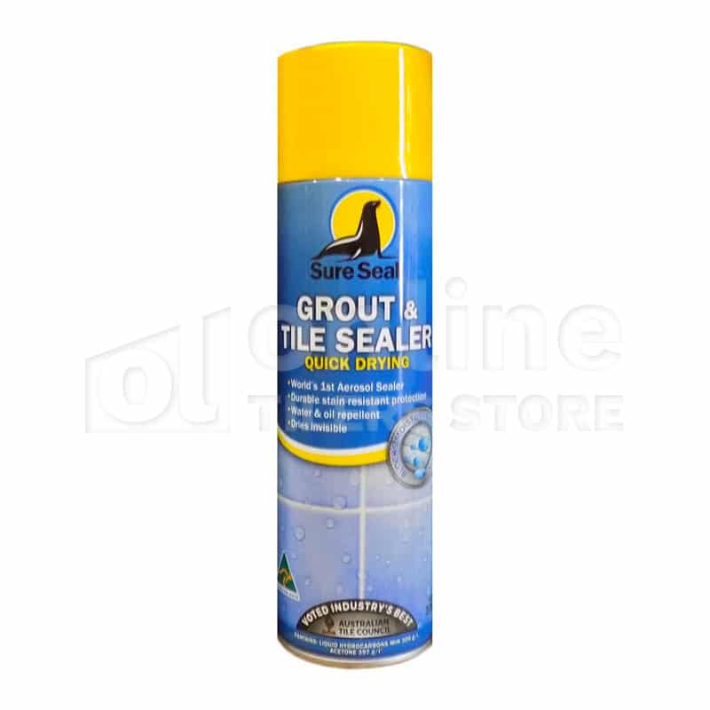 Sure Seal Grout Tile Stone Sealer Quick Drying Aerosol 300G