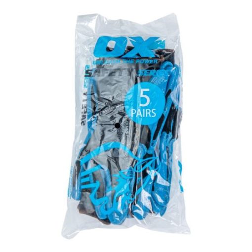 OX POLYESTER LINED NITRILE GLOVE